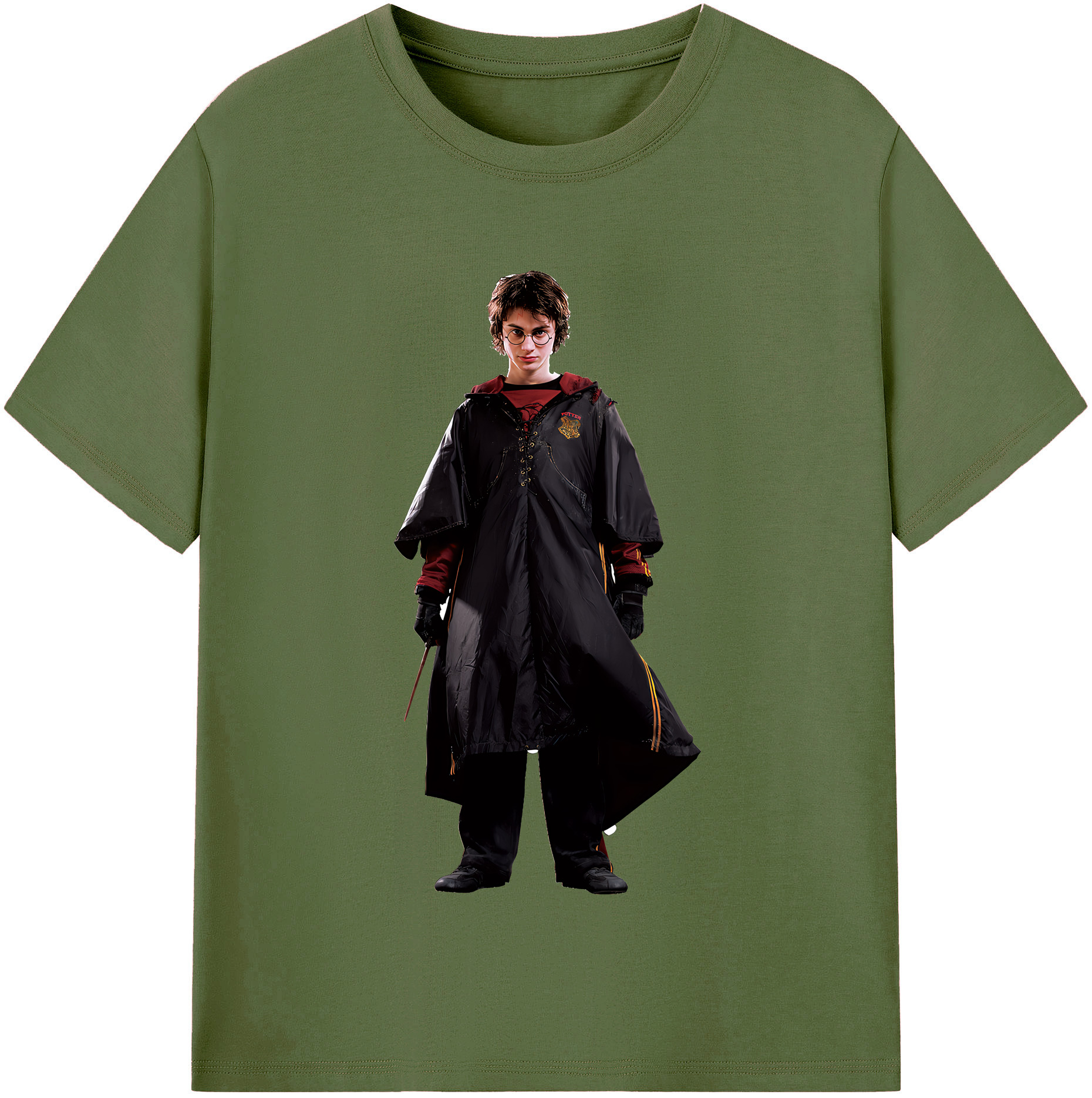 （画像用） Harry Potter ハリー・ポッターシリーズ 綿100％半袖Tシャツ（フロントプリント）